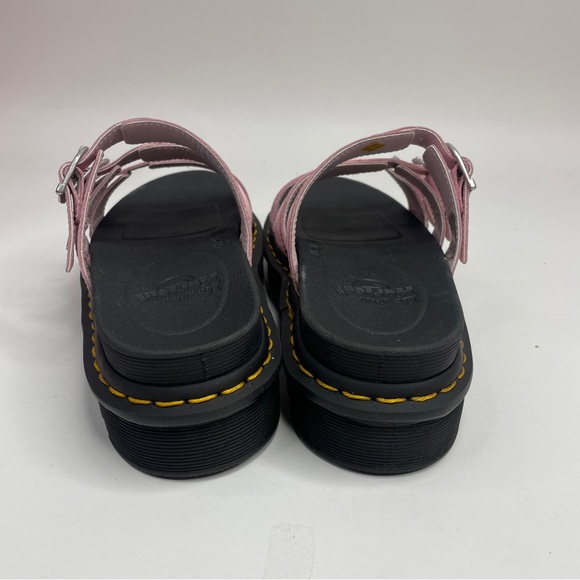 Dr. Martens Blaire Platform Slides Sandals “Pink Black” 2023 - Picture 4 of 5